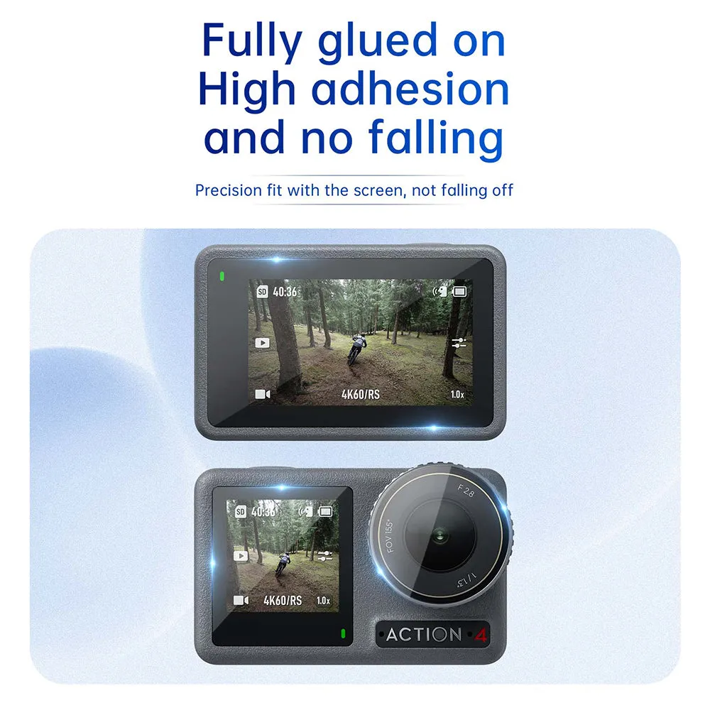 TELESIN HD Protective Film Set for DJI ACTION 3/4