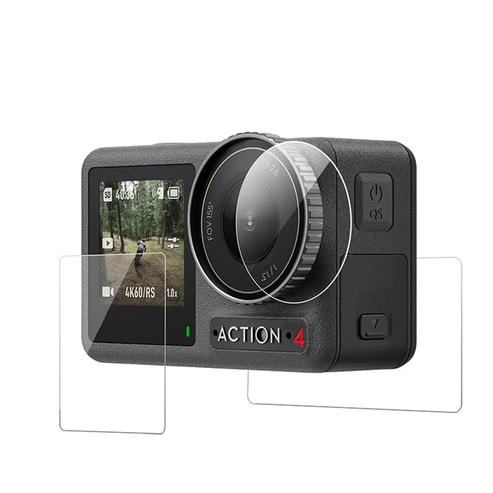 TELESIN HD Protective Film Set for DJI ACTION 3/4