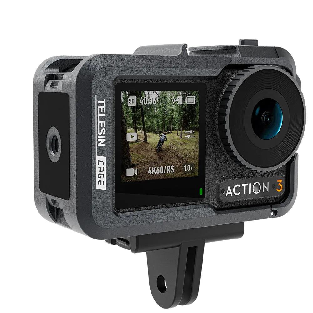 TELESIN Metal Rabbit Cage Frame for DJI ACTION 3/4