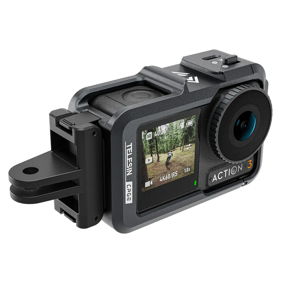 TELESIN Metal Rabbit Cage Frame for DJI ACTION 3/4