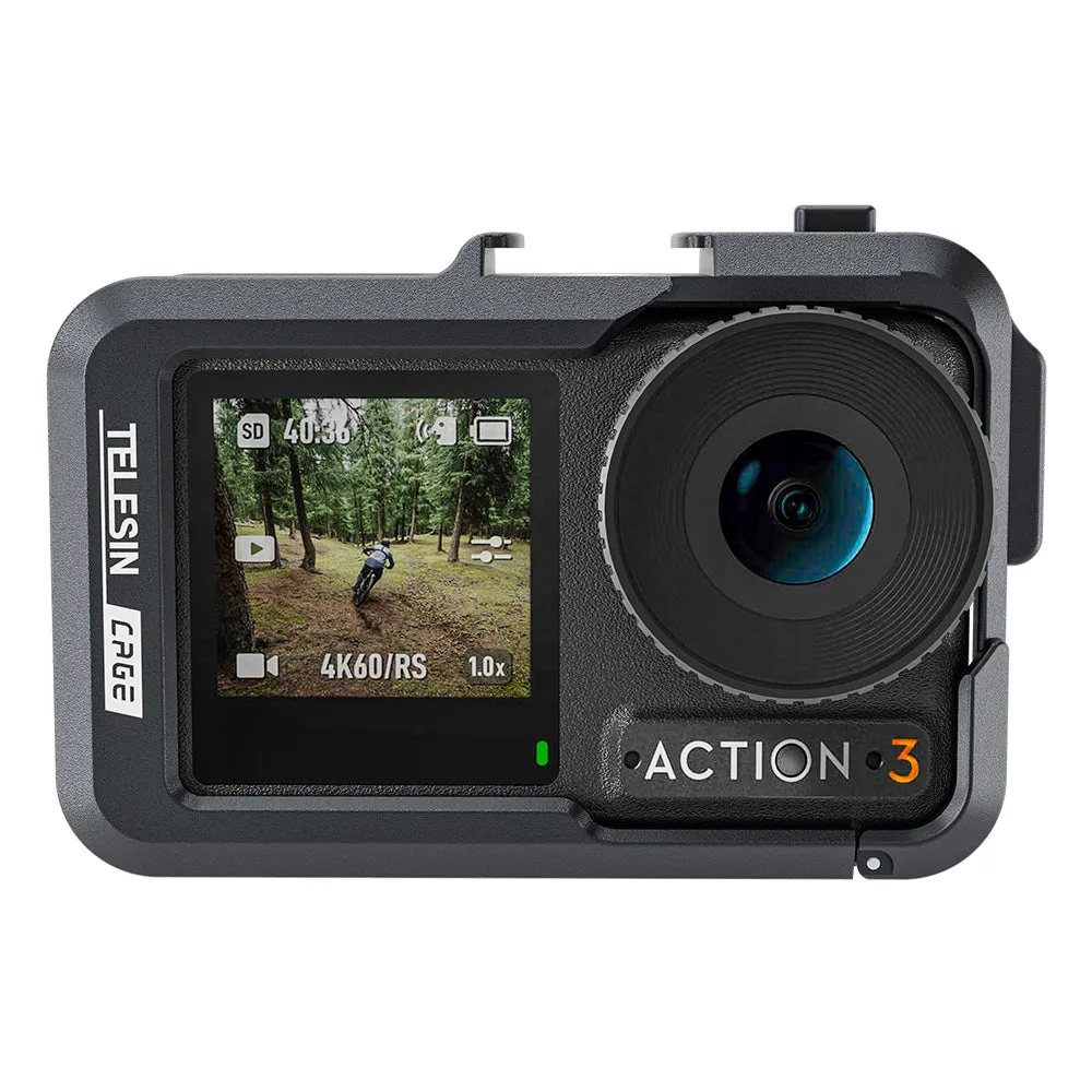 TELESIN Metal Rabbit Cage Frame for DJI ACTION 3/4