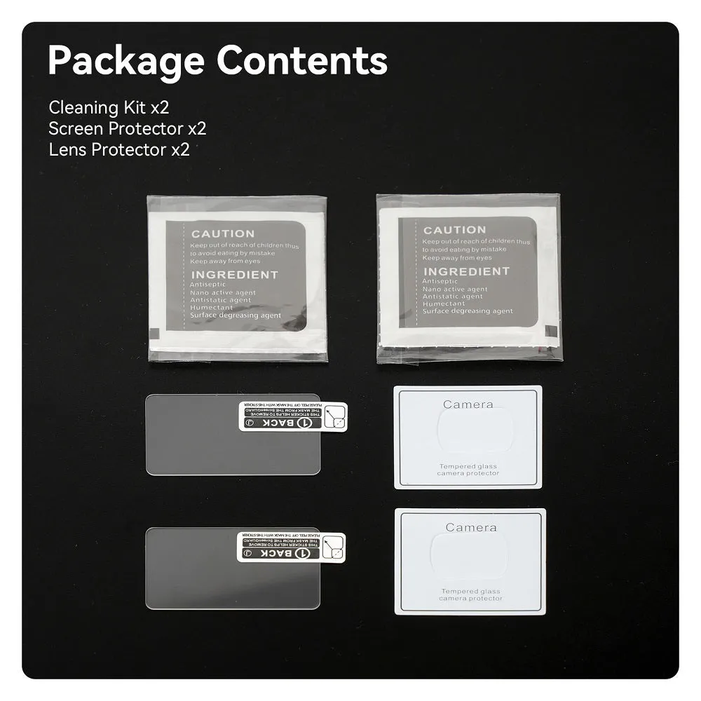TELESIN Tempered Film Set for Osmo Pocket 3