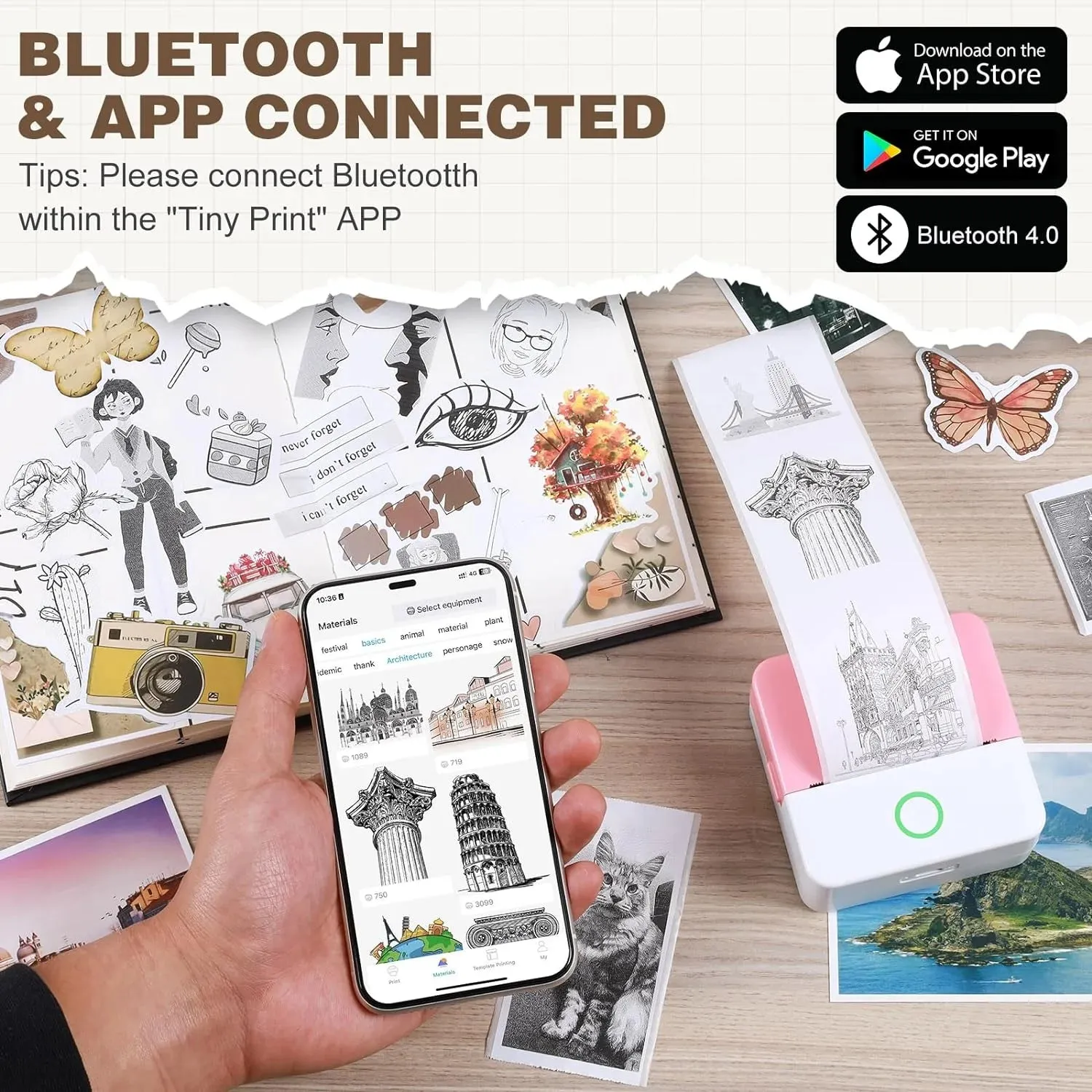 Thermal Mini Printerith Ios&Android
