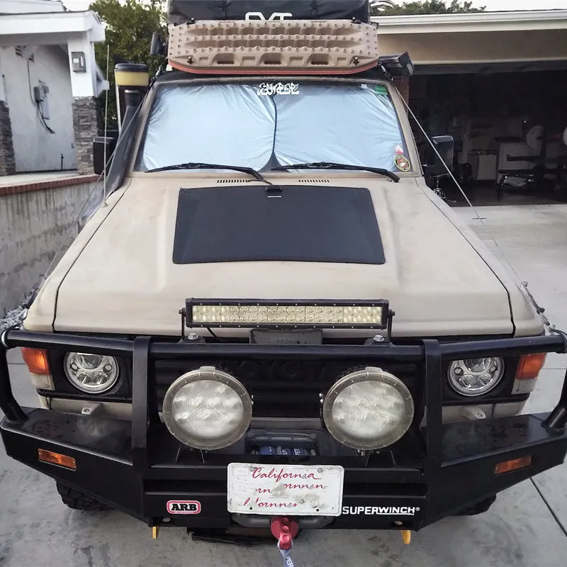 Toyota Land Cruiser 60Series J60 Lensun 100W Hood Flexible Solar Panel