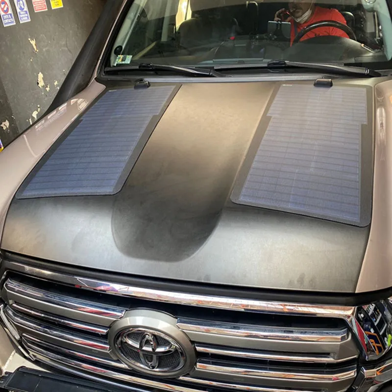 Toyota Land Cruiser LC200(2016-2021) Lensun 90W Hood/Bonnet Flexible Solar Panel