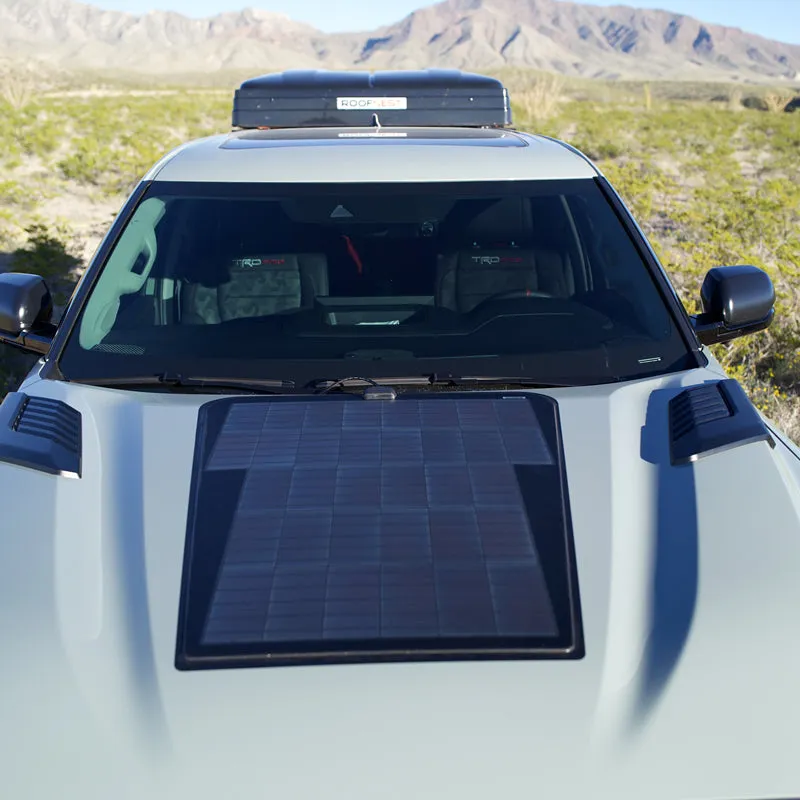 Toyota Tundra 3rd Gen (2022-Present) Lensun 90W 12V Hood Flexible Solar Panel