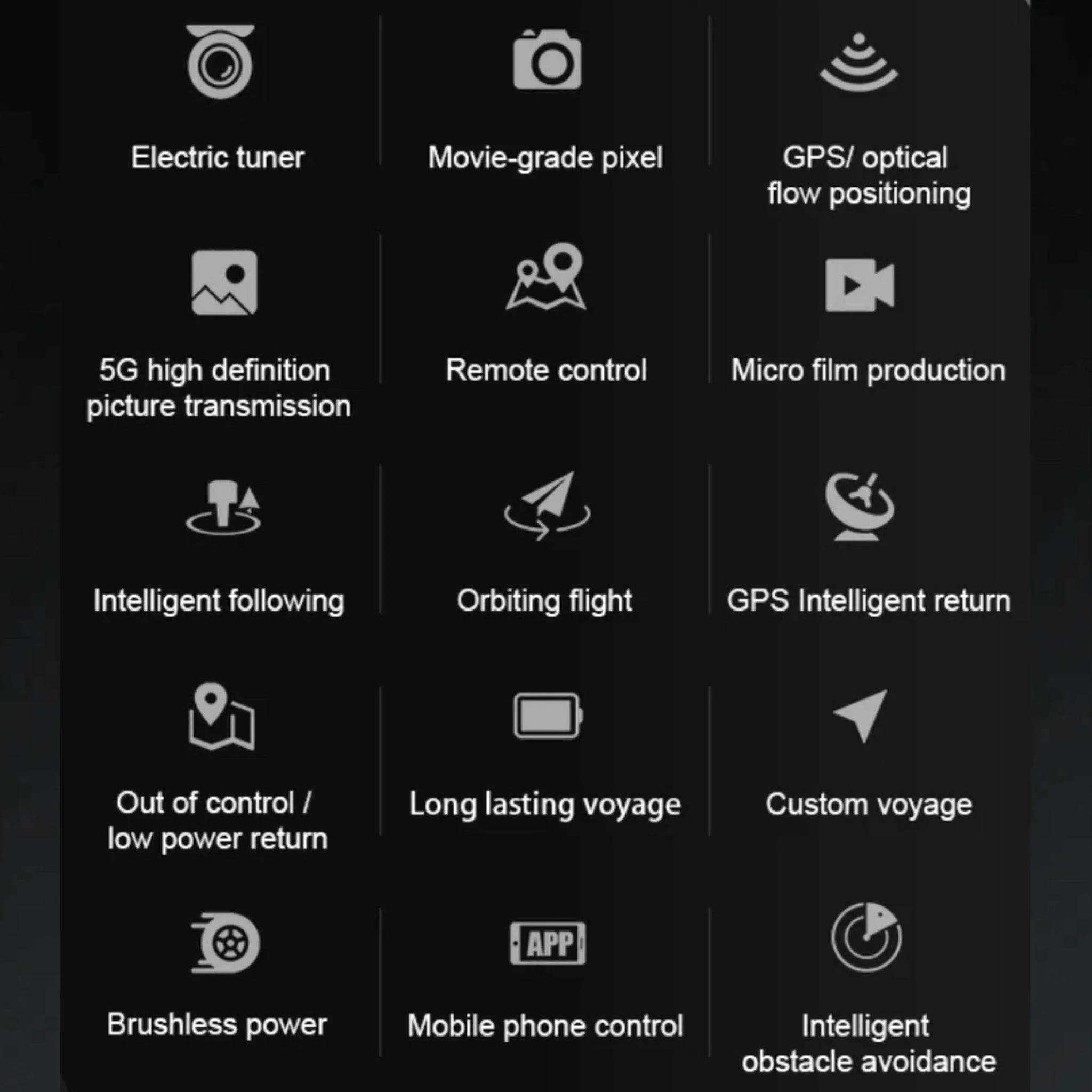 TUTT KF613 5G WiFi GPS Mini Drone Brushless Motor RC Quadcopter 4K HD Camera Obstacle Avoidance Gimbal Intelligence Follow Me and Orbit Modes Quadcopter 2* Batteries