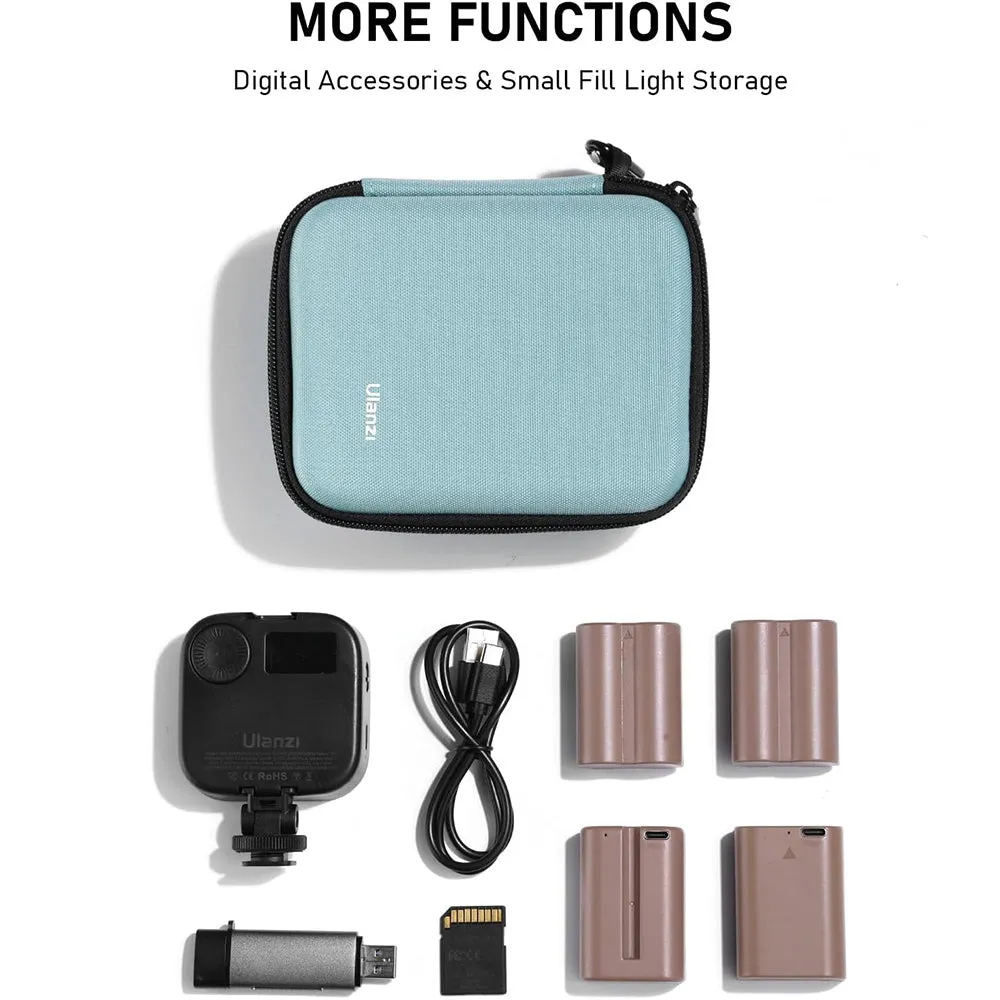 Ulanzi A18 Multifunctional PU EVA Storage Box Case with Zip Lock Design, Padded Foam Dividers for Camera and Audio Accessories and Devices