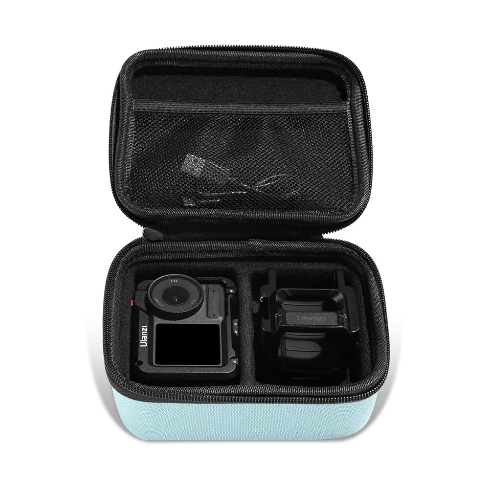Ulanzi A18 Multifunctional PU EVA Storage Box Case with Zip Lock Design, Padded Foam Dividers for Camera and Audio Accessories and Devices