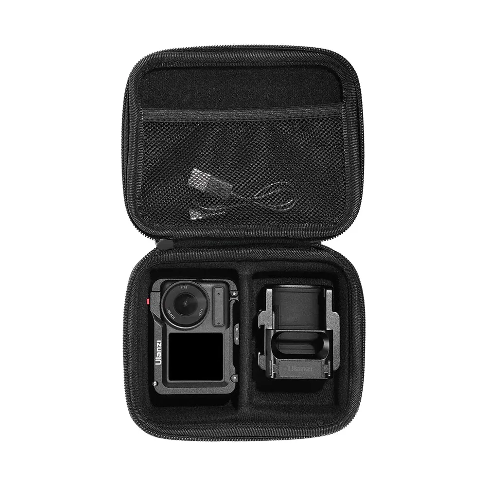 Ulanzi A18 Multifunctional PU EVA Storage Box Case with Zip Lock Design, Padded Foam Dividers for Camera and Audio Accessories and Devices