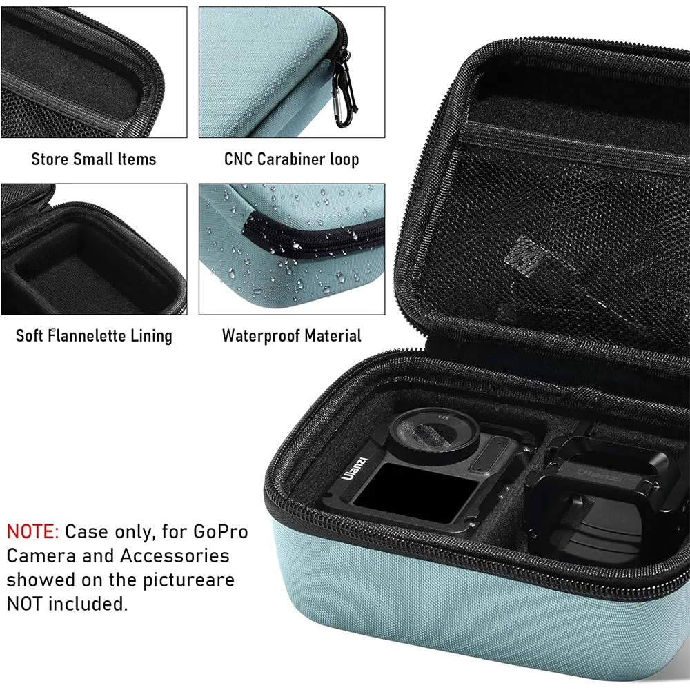 Ulanzi A18 Multifunctional PU EVA Storage Box Case with Zip Lock Design, Padded Foam Dividers for Camera and Audio Accessories and Devices