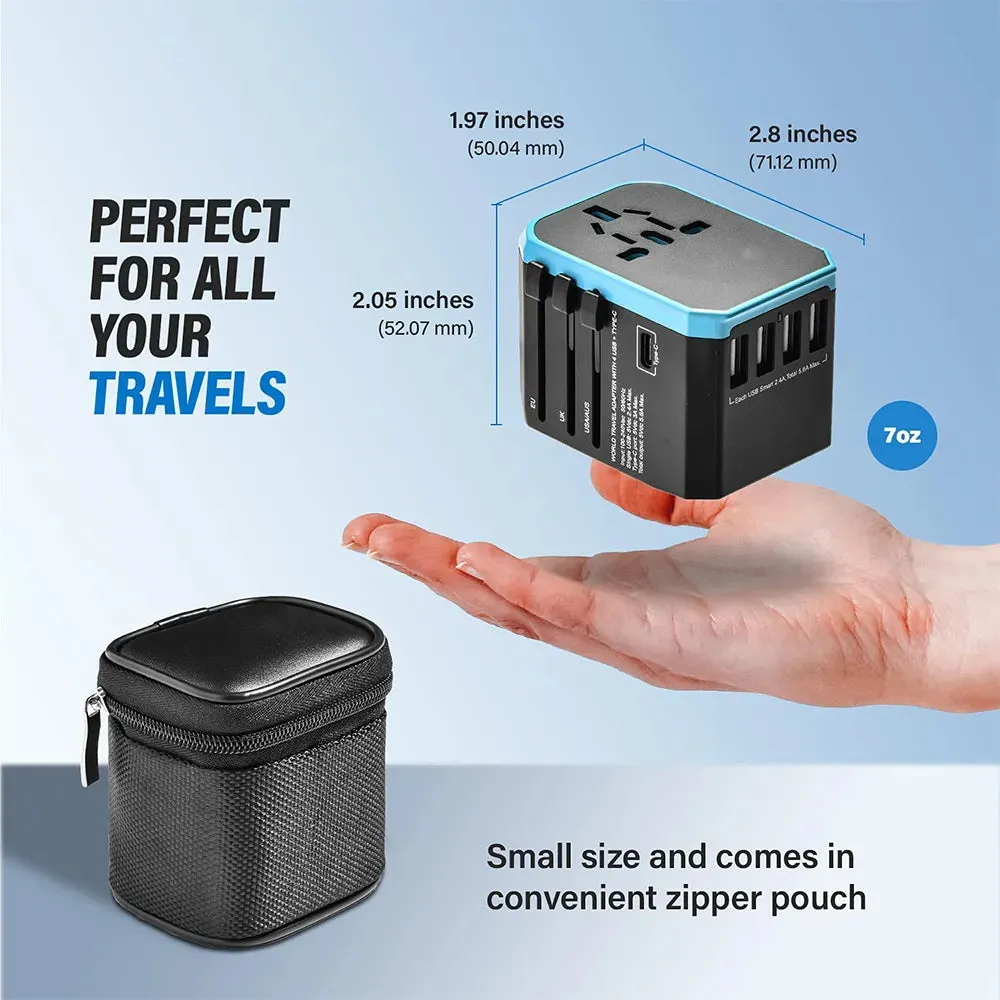 Universal Travel Power Adapter Worldwide Plug Fast Charging