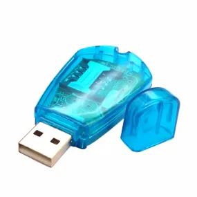 USB Cellphone Standard SIM Card Reader Copy Cloner Writer SMS Backup GSM/CDMA