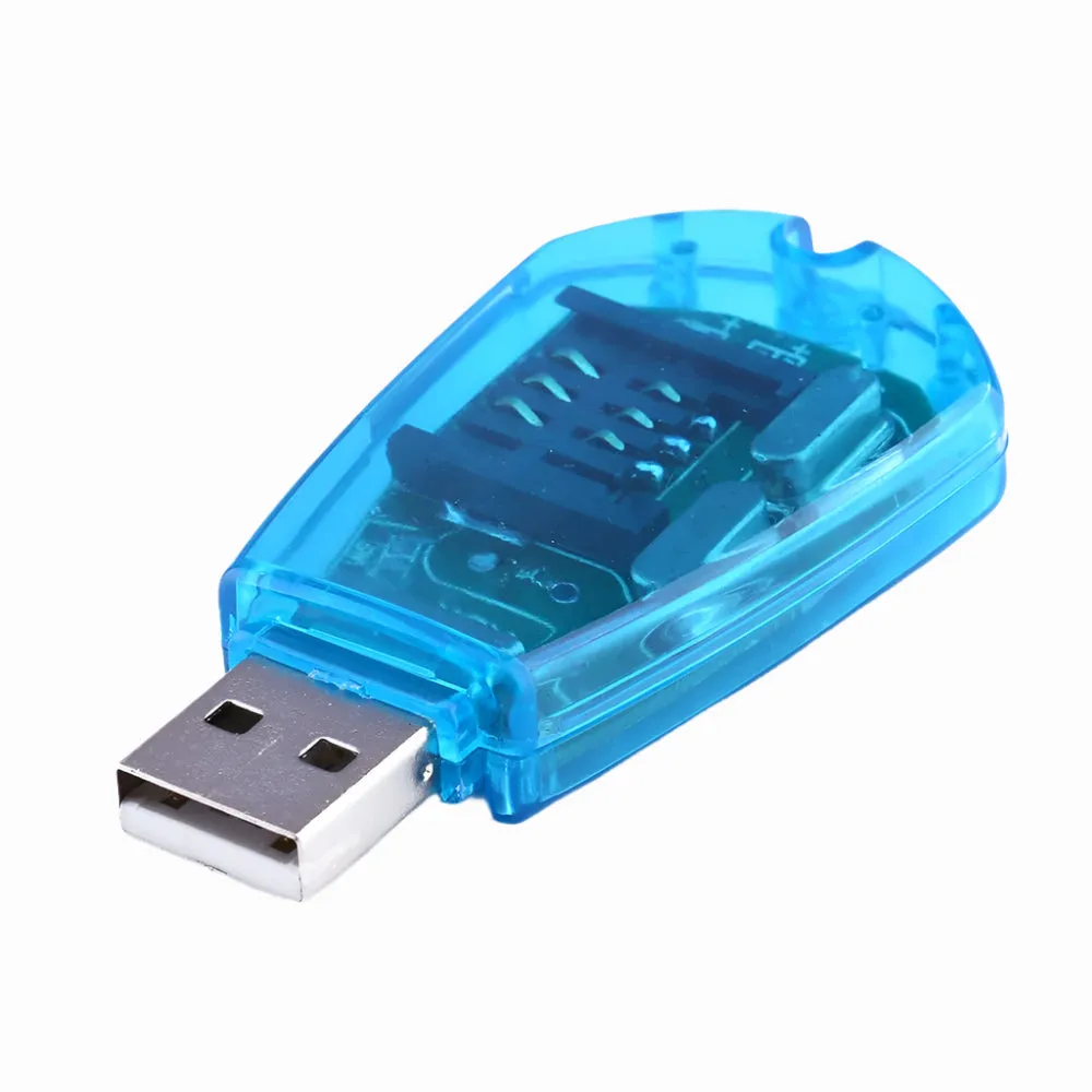 USB Cellphone Standard SIM Card Reader Copy Cloner Writer SMS Backup GSM/CDMA
