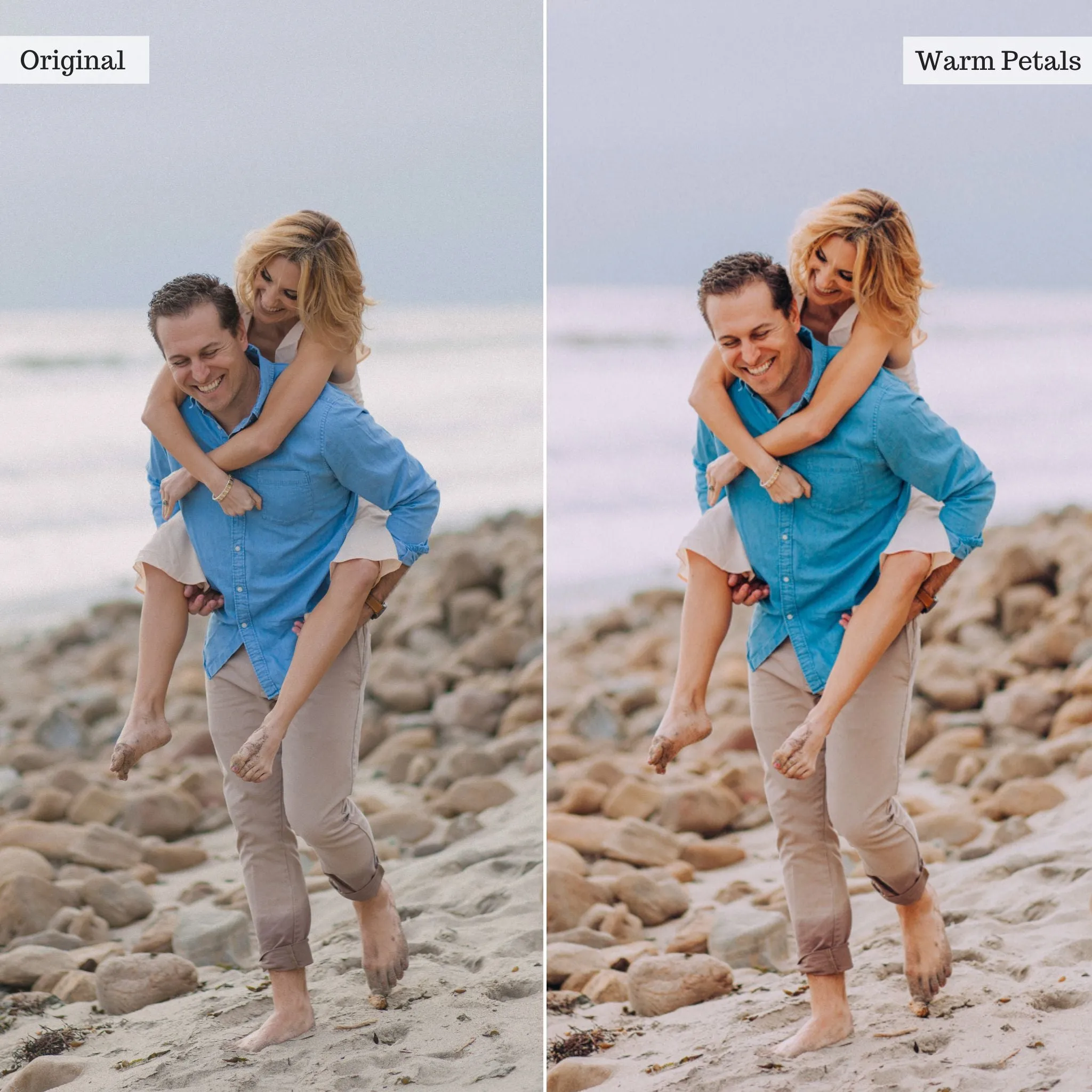 Warm Petals -  Single Color Palette Presets for Lightroom Mobile & Desktop