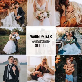 Warm Petals -  Single Color Palette Presets for Lightroom Mobile & Desktop