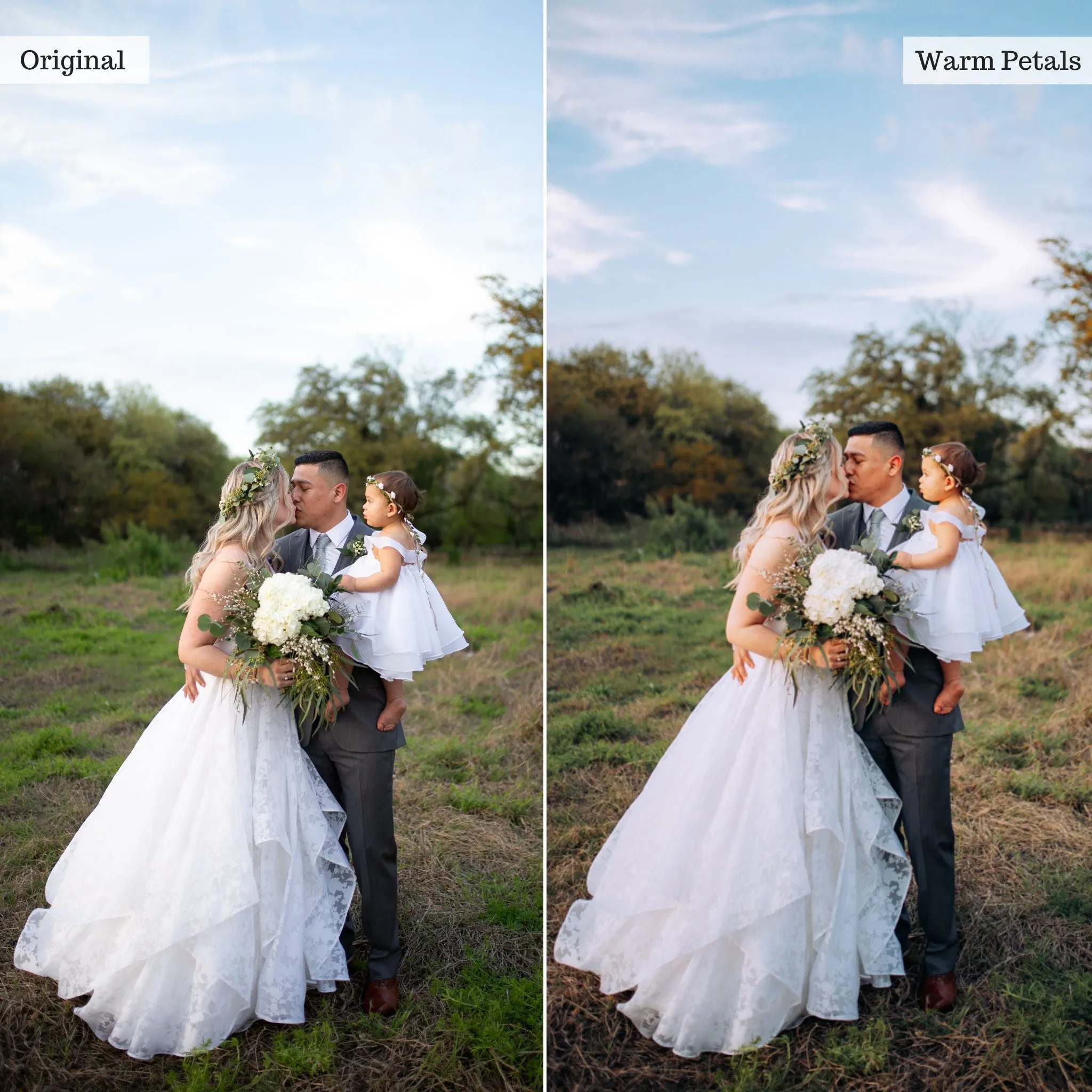 Warm Petals -  Single Color Palette Presets for Lightroom Mobile & Desktop