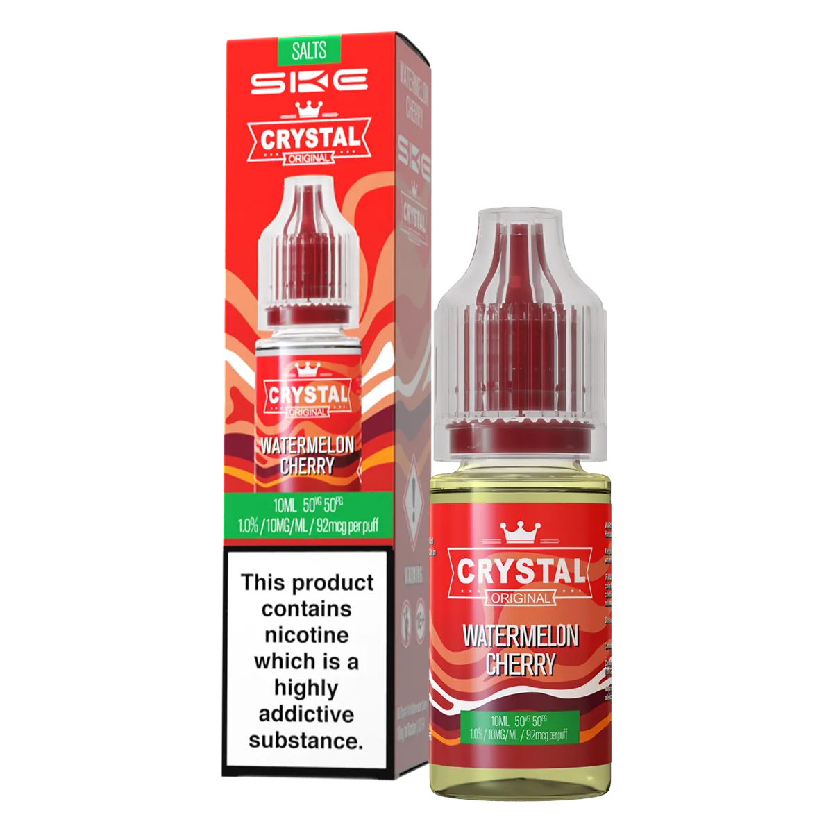 Watermelon Cherry Nic Salt by SKE Crystal 10ml