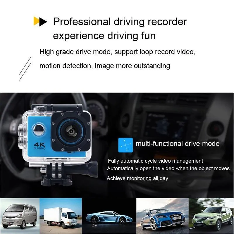 Waterproof Action Camera Case,170 Degree Cameras