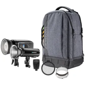 Westcott FJ400-200 2-Light Portable Portrait Flash Kit with FJ-X3s Wireless Trigger for Sony Cameras