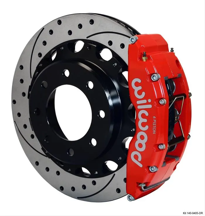Wilwood TC6R Big Brake Truck Rear Brake Kits 140-9406-DR