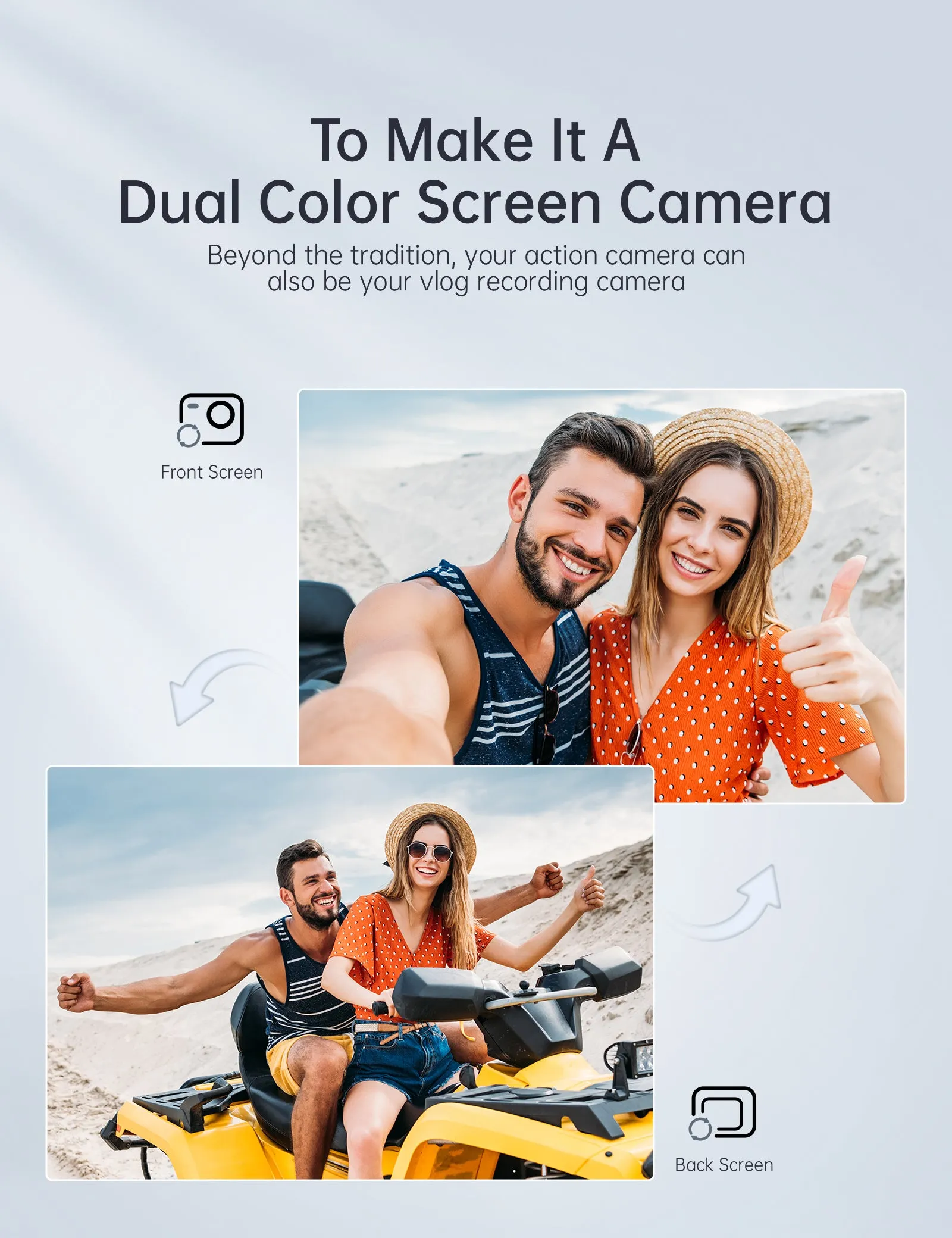 WOLFANG GA420 Action Camera 4K 60FPS 24MP, Waterproof 40M Underwater Camera, 3.0 EIS Stabilization 8X Zoom Helmet Camera, 170° Adjustable Wide Angle(External Microphone, Remote Control, 2x1350mAh Batt