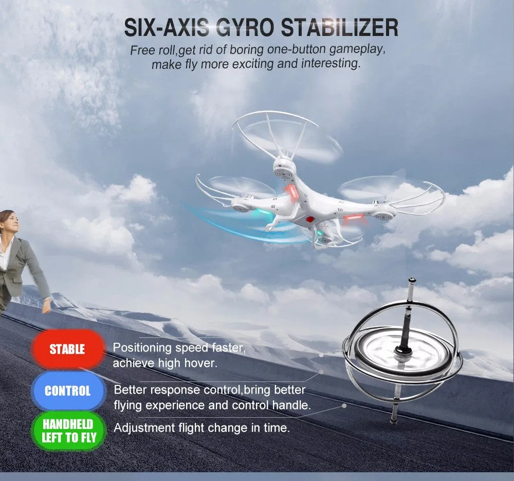 X5A-1 Drone 2.4G 4CH RC Helicopter Quadcopter with No Camera