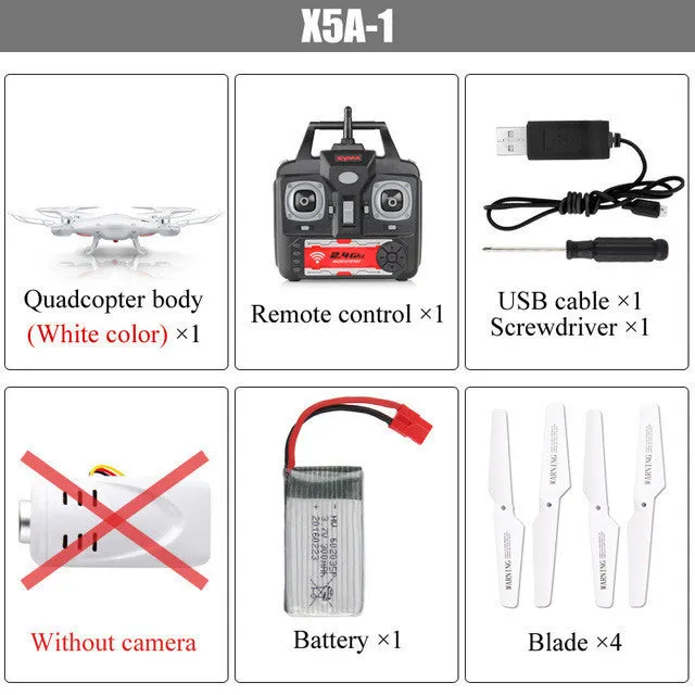 X5A-1 Drone 2.4G 4CH RC Helicopter Quadcopter with No Camera