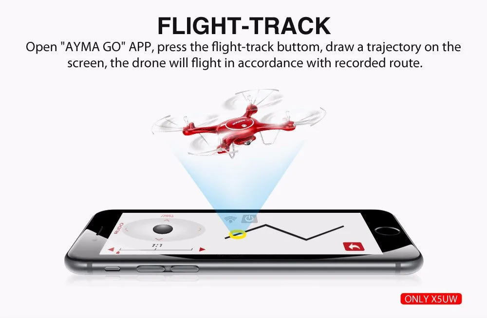 X5UW Drone with WiFi Camera HD 720P Real-time FPV Quadcopter 2.4G 4CH X5UC (No WiFi Camera) RC Helicopter Dron Quadrocopter
