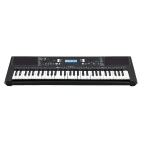Yamaha PSR-E373 61-Key Portable Keyboard with PA-130 Power Adapter