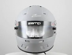ZAMP RZ-59 Helmet with HANS posts (Snell SA2020) and Z-Tech 2A FHR (Hans) Combo